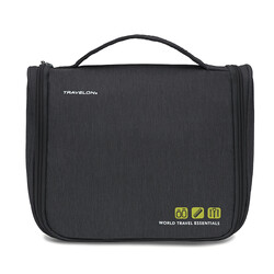 Travelon World Travel Essentials Hanging Toiletry Case Black 43369 - ORDER NOW FOR DELIVERY IN LATE FEBRUARY 2026
