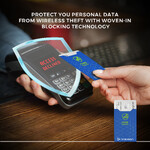 Travelon RFID Blocking Set of 10 Card Sleeves Cobalt 13701 - ORDER NOW FOR DELIVERY IN LATE FEBRUARY 2026 - 2