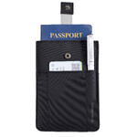 Travelon RFID Blocking Pull-Up Passport Holder Black 43702 - ORDER NOW FOR DELIVERY IN MAY 2026