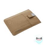 Travelon RFID Blocking Pull-Up Passport Holder Latte 43702 - ORDER NOW FOR DELIVERY IN MAY 2026 - 1