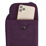 Travelon Runways Anti-Theft Slim Asymmetric Crossbody Plum 43712 - ORDER NOW FOR DELIVERY IN MAY 2026 - 4
