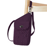 Travelon Runways Anti-Theft Slim Asymmetric Crossbody Plum 43712 - ORDER NOW FOR DELIVERY IN MAY 2026 - 8