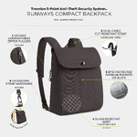 Travelon Runways Anti-Theft Compact Backpack Smoke 43717 - ORDER NOW FOR DELIVERY IN MAY 2026 - 8