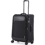 Qantas Melbourne Medium 67cm Softside Suitcase Black QF24M