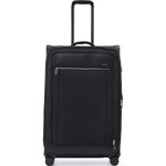 Qantas Melbourne Large 79cm Softside Suitcase Black QF24L - 1