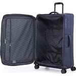 Qantas Melbourne Large 79cm Softside Suitcase Navy QF24L - 5