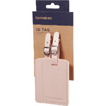 Samsonite Travel Accessories Rectangle Luggage Tag x 2 Pale Rose Pink 21307 - 2