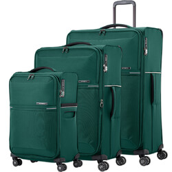 Samsonite 73H Softside Suitcase Set of 3 Emerald Green 38025, 38024, 38021 with FREE Digital Luggage Scale 12775