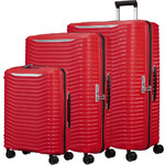 Samsonite Upscape Hardside Suitcase Set of 3 Ruby Red 43108, 43110, 43111 with FREE Digital Luggage Scale 12775