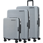 Samsonite Restackd Hardside Suitcase Set of 3 Titanium 50702, 50705, 50706 with FREE Digital Luggage Scale 12775