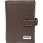 Numinous Accessories RFID Blocking Leather Passport Holder Brown N6001