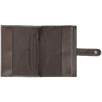 Numinous Accessories RFID Blocking Leather Passport Holder Brown N6001 - 3