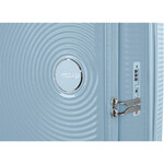 American Tourister Curio Book Opening Small/Cabin 55cm Hardside Suitcase Summit Blue 53568 - 8