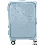 American Tourister Curio Book Opening Medium 68cm Hardside Suitcase Summit Blue 53569 - 1