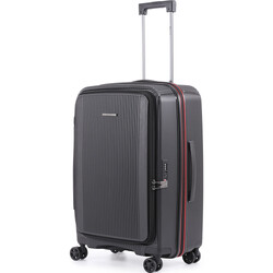 Qantas Mascot Medium 64cm Hardside Suitcase Black QF32M