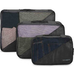 Samsonite Travel Accessories Set of 3 Compression Packing Cubes Black 53102 - 1
