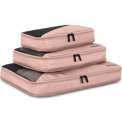 Samsonite Travel Accessories Set of 3 Compression Packing Cubes Dusty Rose 53102 