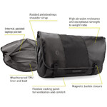 Timbuk2 Especial 15.6” Laptop Small/Medium Messenger Bag Black 438SM - 5