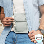 Travelon RFID Blocking Undergarment Neck Pouch Gray 12998 - 1