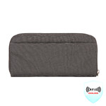 Travelon RFID Blocking Single Zip Wallet Smoke 43398 - 1