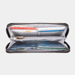 Travelon RFID Blocking Single Zip Wallet Smoke 43398 - 3