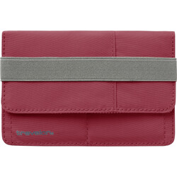 Travelon RFID Blocking Flap Passport Holder Cranberry 43703 - ORDER NOW FOR DELIVERY IN AUGUST 2026
