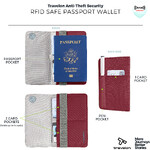Travelon RFID Blocking Flap Passport Holder Cranberry 43703 - ORDER NOW FOR DELIVERY IN AUGUST 2026 - 8