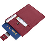 Travelon RFID Blocking Pull-Up Passport Holder Cranberry 43702 - ORDER NOW FOR DELIVERY IN OCTOBER 2026 - 3