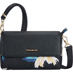 Travelon Addison Anti-Theft Convertible Belt Bag Midnight Floral 43556
