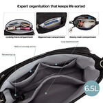Travelon Classic Anti-Theft North/South Crossbody Bag Black 43310 - 3