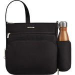 Travelon Classic Anti-Theft North/South Crossbody Bag Black 43310 - 4