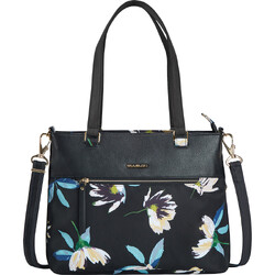 Travelon Addison Anti-Theft Tablet Tote Bag Midnight Floral 43495
