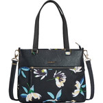 Travelon Addison Anti-Theft Tablet Tote Bag Midnight Floral 43495