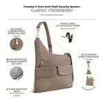 Travelon Classic Anti-Theft Crossbody Bag Hazelnut 42373 - 8
