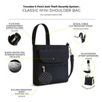 Travelon Classic Anti-Theft Mini Shoulder Bag Midnight 42459 - 6