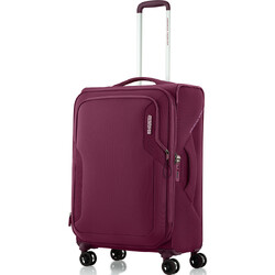 American Tourister Applite 5 Medium 72cm Softside Suitcase Burgundy 53198