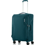 American Tourister Applite 5 Medium 72cm Softside Suitcase Deep Ocean 53198