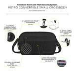 Travelon Metro Anti-Theft Convertible Crossbody Waist Bag Black 43416 - 6