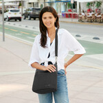 Travelon Metro Anti-Theft Crossbody Bag Gray Heather 43414 - 5