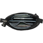 Travelon Metro Anti-Theft Saddle Crossbody Bag Black 43625 - 3
