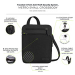 Travelon Metro Anti-Theft Small Crossbody Bag Black 43415 - 6