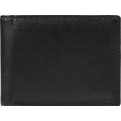 Travelon RFID Blocking Billfold Leather Wallet Black 72025