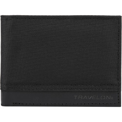 Travelon RFID Blocking Billfold Wallet Black 82025