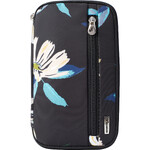 Travelon RFID Blocking Family Passport Wallet Midnight Floral 43705