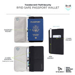Travelon RFID Blocking Flap Passport Holder Black 43703 - 8