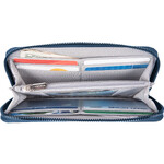 Travelon RFID Blocking Single Zip Wallet Ocean 43398 - 3