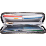 Travelon RFID Blocking Single Zip Wallet Smoke 43398 - 3
