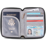 Travelon RFID Blocking Zip Passport Wallet Black 43401 - 2