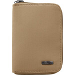Travelon RFID Blocking Zip Passport Wallet Latte 43401