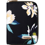 Travelon RFID Blocking Zip Passport Wallet Midnight Floral 43401